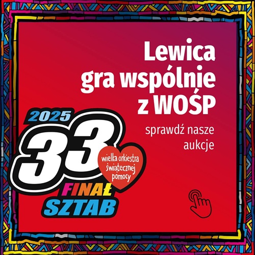 WOŚP Lewica a mały rozmiar copy